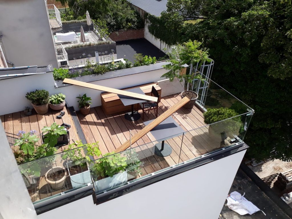 tagterrasse fladt tag